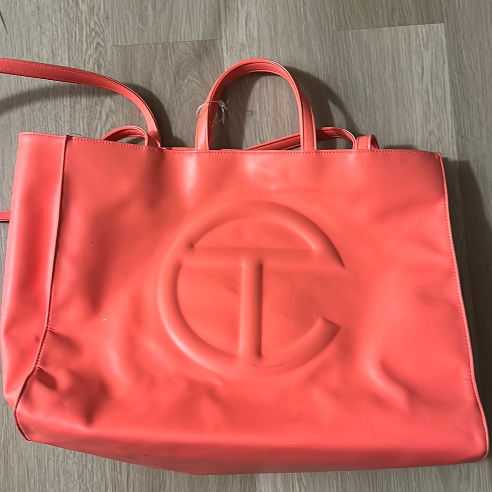 Extra large Telfar for sale. Pink